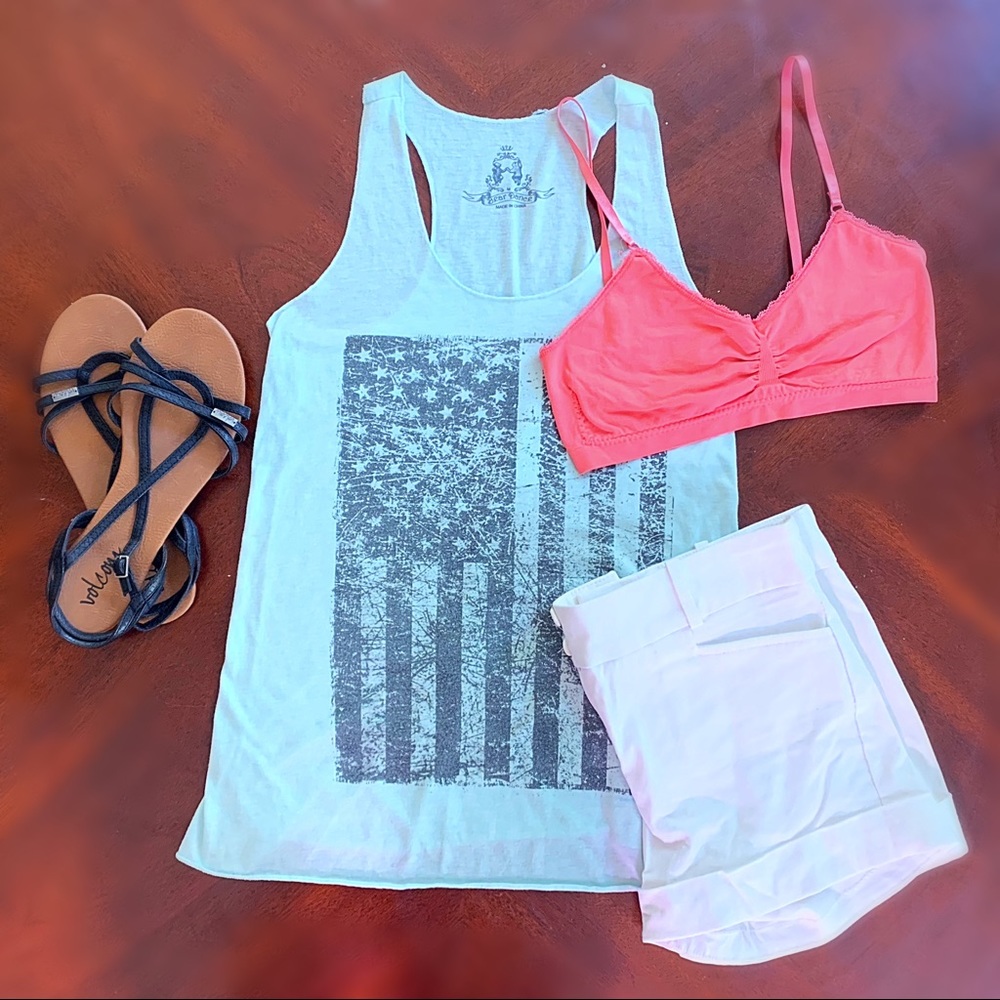 American Flag Tank Top